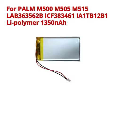 For PALM M500 M505 M515 LAB363562B ICF383461 IA1TB12B1 Li-polymer 1350nAh Battery