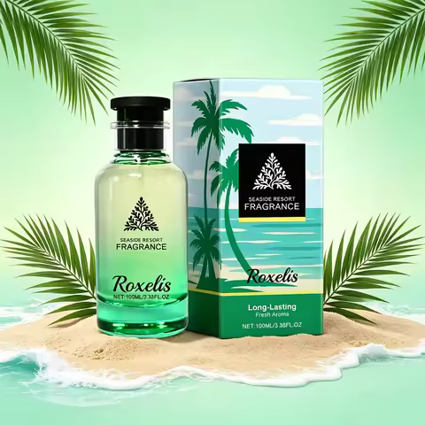 Roxelis 100ml Seaside Resort Fragrance Natural Fragrance Light Lasting Fragrance Layers Exhale Charm