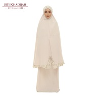 Siti Khadijah Telekung Broderie Hua Li in Khakis