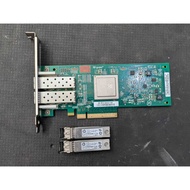 Card hp QLogic 82Q 8Gb Dual Port FC HBA PCIe AJ764A QLE2562 Includes 2x SFP Transceiver AJ718A - Use