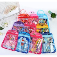 Stationery set, 6 in 1 bag, birthday gift for school children, pencil, cartoon book, stationary set,