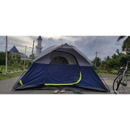 6 Person Double Layer Camping Tent Geertop Khemah Camping 6 Orang