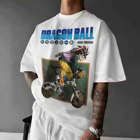 2026 New Summer Dragon Ball 40th Anniversary Kakarot Cotton Anime Printed Fashion T-shirt Streetwear