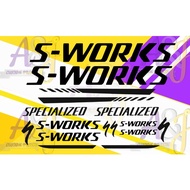 sworks specialized bike frame design vinyl cut out stickers