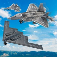 Fighter Model, F-22, F-35 Fighter and B2 Bomber Science Education Assembly Toys, Interest Toys, Mili
