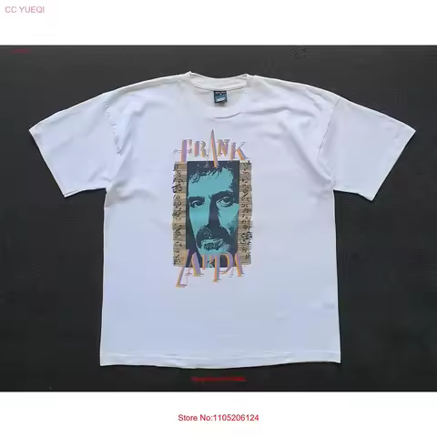 Vintage FRANK ZAPPA with Ensemble Modern Em 1992 Germany Concert T shirt size X Large Rare 1990s 90s