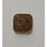 VERY OLD COIN 1 Cent (1920) KING GEORGE V [copper]