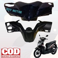 Batok Kepala Depan Belakang Motor Honda BeAT Fi Esp 2015 - 2016 Hitam