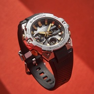 GST-B400CX-1A silver gold Sports Watch G-STEEL SERIES ANALOG-DIGITAL AUTO LIGHT POWER Watch strap ac