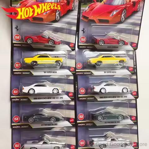 New In Stock Hot Wheels Premium Series Boulevard 32 Enzo Ferrari Benz 560 Aston Martin Dbs Model Veh