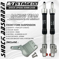 Upside Down RT STAGE Copy ORI Plus Breket Kaliper Axial Dan Monoblok 4 Piston MotoroS