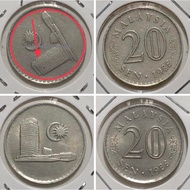 ( 2 Pcs sets of ROTATE ERROR ) 20 SEN 1988 / MALAYSIA PARLIAMENT HOUSE