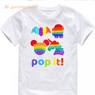 Cute pop it unisex kids t-shirt C4