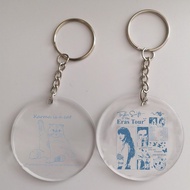Taylor Swift 1989 Taylor's Version Album CD Keychain Fashion Retro Bag Pendant Acrylic Keyring Acces