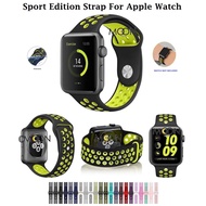 LOCAL STOCK* Sport Edition 2 Color Strap For Watch Series SE/6/5/4/3/2/1 38mm 40mm 42mm 44mm 表带