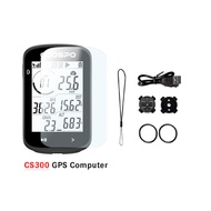 JRBAS COOSPO เครื่องวัดความเร็ว CS300ระบบ GPS จักรยานไร้สายเครื่องวัดระยะทางปั่นจักรยาน2.6 "FSTN Blu