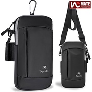 Running Armband Phone Holder Crossbody Purse Belt Pouch Sports Arm Bag for 4.7-7.2 inch