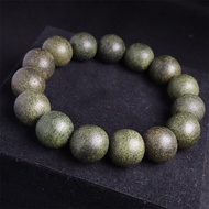 AT-🎇Muya Jewelry Agarwood Bracelet Crafts Single Circle Bracelet Handheld Ornament Yingge Green Buddha Beads Men's and W