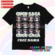 Latest Cute Gugu Gaga Penguin Kids T-Shirt Free Name Cute Gugu Gaga Penguin Kids T-Shirt/