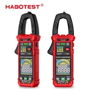 HABOTEST HT203D Digital Clamp Meter Multimeter 600A AC/DC Current and 600V AC/DC Voltage Tester with