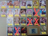三上屋 🌟詳情如圖示🌟 WS HOLOLIVE VOL.2 R / RR / RRR / SP / SSP 卡 收藏咭 收藏卡 CARD