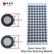 JDT For Creality 100/1000 Points 3/6mm 3D Scanning Mark Point for Creality CR-Scan Raptor/ Otter/ Fe