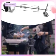 [hufgymtd] Grill Rotisserie Kit Portable Efficient Sturdy Accessory Auto Swivel BBQ Roasting Machine