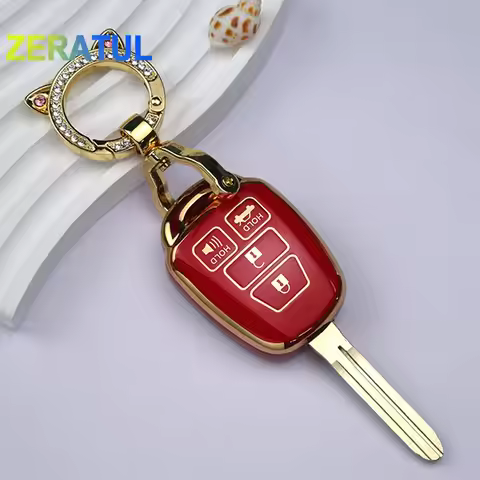 2/3/4 Buttons For Toyota Aqua Ractis Vitz RAV4 HiAce Land Cruiser 2010-2019 Car Remote Key Case Fob 