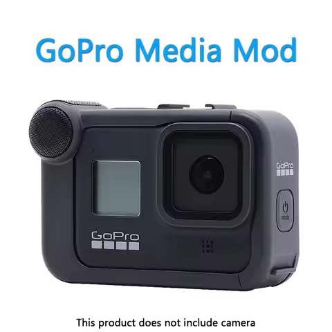 Original Media Mod Component Outer Frame Noise Reduction Microphone for GoPro Hero 8 Black Official