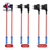 LANHUHU Fuse Tap Adapter, Mini Standard Car Fuse Holder Tap, 12V/24V Automotive Fuse Extender