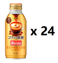 [新日期] 朝日Asahi Wonda 極濃微糖咖啡(樽裝) - 原箱 370克x24 新舊包裝隨機發送 [平行進口] 8818