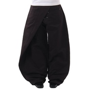 Folding Pants Black by Money Alter - Casual Wide Pants