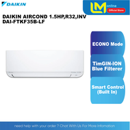 DAIKIN AIRCOND 1.5HP,R32,INV DAI-FTKF35B-LF