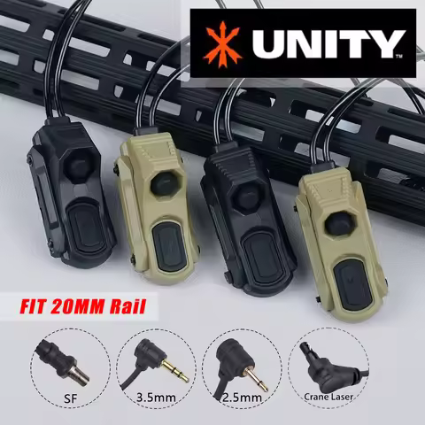 UNITY AXON Pressure Switch Remote In-Line Dual Function Flashlight PEQ NGAL La-ser SureFire M300 M60