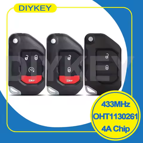 DIYKEY OHT1130261 Keyless Entry For Jeep Wrangler JL Gladiator 2018 2019 2020 2021 2022 2023 2024 43