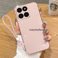 Casing for Huawei Honor X6A X6S X6 X8 4G 5G X8A X8B X30i 70 Lite 手机壳韩式6D软硅胶豪华电镀手机壳+免费挂绳 6DDD