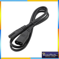 AC Cord IEC 320 2-Pin C7 Female To C8 Male Figure 8 Power Adapter Extension Cable Wire