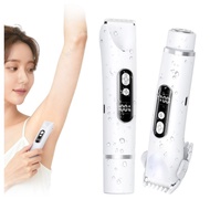 [nicesun] Brazilian Double-Head Electric Hair Removal Device, for Bikini Line/Y Zone/Face/Axilla, wi