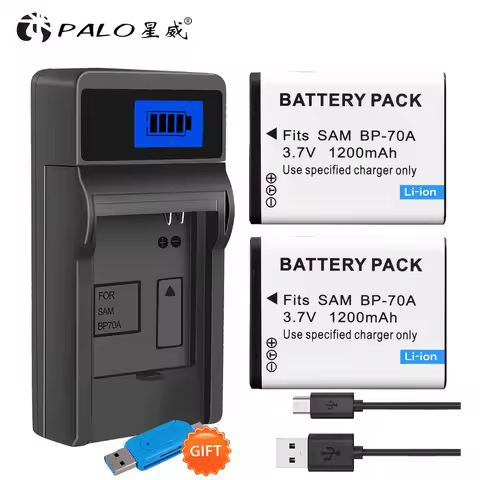 BP-70A EA-BP70A IA-BP70A BP70A IABP70A Battery for SAMSUNG AQ100 DV150F ES65 ES67 ES70 ES71 ES73 ES7