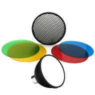 Godox AD-S11 Color Gels Filter Honeycomb Grid +AD-S2 Standard Reflector Soft Diffuser for Witstro AD