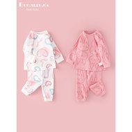 pyjamas kids pyjamas 2-Piece Set 1-5 Years Old Children's Suit Spring Autumn Style Middle Small Chil