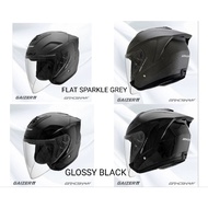 NEW DESIGN - HELMET GRACSHAW G838 GAIZER 2 V2 DESIGN J-FORCE 4 GLOSS BLACK/FLAT GREY