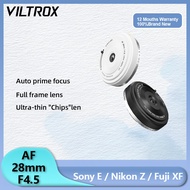 Viltrox 28mm F4.5 AF Prime Auto Focus Full-Frame Lens for Withe Black Camera Lens