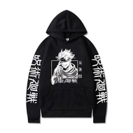 Japan Anime Jujutsu Kaisen Gojo Satoru Hoodies Sweatshirt Casual Anime Pullover Print Loose Long Sleeve Men's Hoodie Streetwear