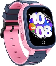 Smart Game Watch for Kids, Kids Smart Watch with 14 Puzzle Games 1.44" HD Touch Screen Music Player Camera Video Recorder Alarm Clock Pedometer Educational Toys Boys Girls (Pink)