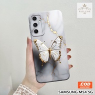 Softcase SAMSUNG M54 5G - Rajacase - Case SAMSUNG M54 5G - Motif Case Butterfly - Case SAMSUNG M54 5