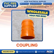 Coupling PVC Orange Pipe Fittings 2" 3" 4" for Sanitary Pipe | WHOLESALE