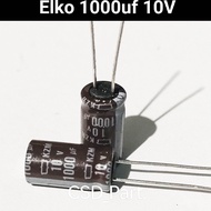 (10 Pcs) Elko 1000uf 10V 1000uf 16V Capasitor Elco 1000uf 10V