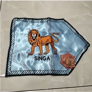 1 Set of Team Flags + Lion Team Signs Embroidered Team Bedge Team Bed Bet Team Men'sPRAMUKAs