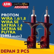 APM PERFORMAX SPORT ABSORBER PROTON WIRA 1.6 /1.8, WIRA SE, SATRIA 1.6, SATRIA SE, PUTRA FRONT / REAR / SET ORIGINAL APM